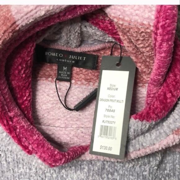 NWT Romeo and Juliet couture plush sweatshirt - Picture 2 of 4